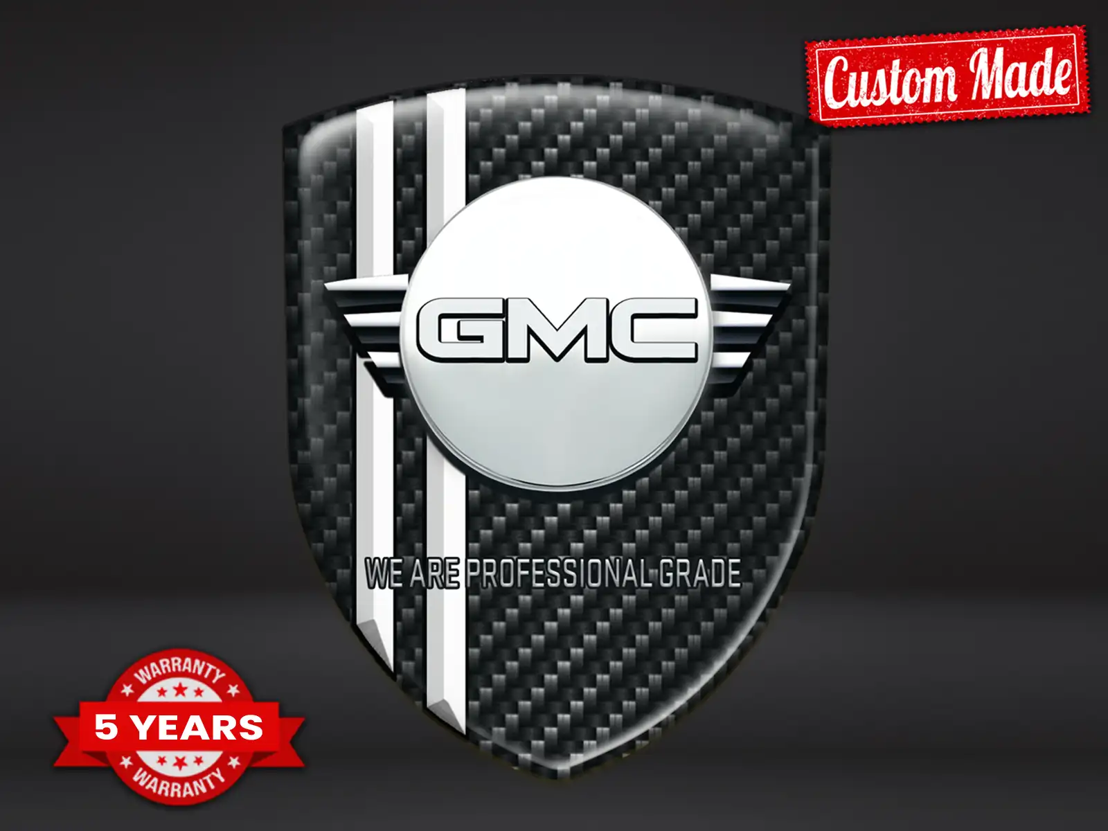 GMC Fensteraufkleber Racing Hochwertig Robust
